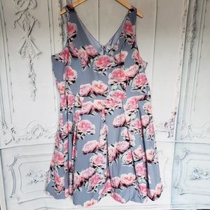 City Chic Floral Dress Size XXL/24W
